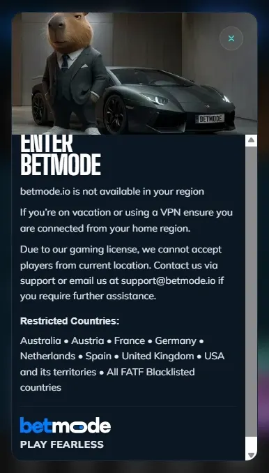 Betmode.io Casino